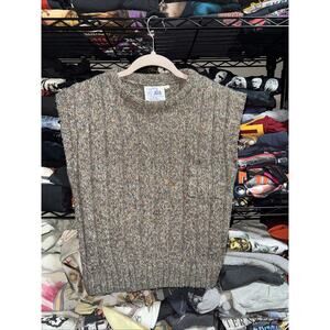 Vintage 70-80s Little Lisa Wool Multicolor Women’s Sweater Vest Size Large